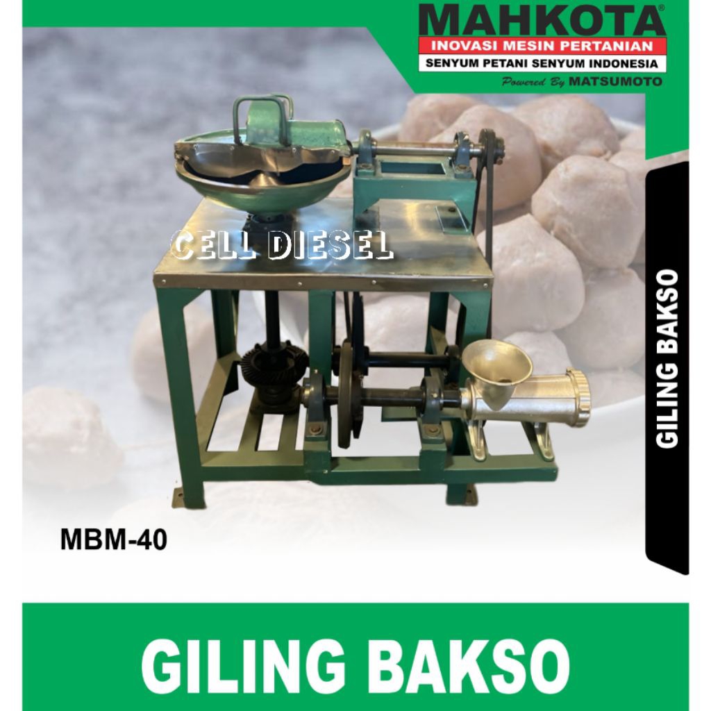 Gilingan Bakso MAHKOTA MBM 40 / Wajan 40 Cm
