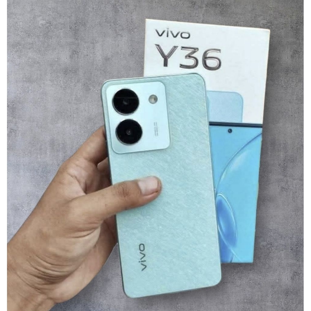 vivo y36 versi ram8 256gb hp second lengkap original