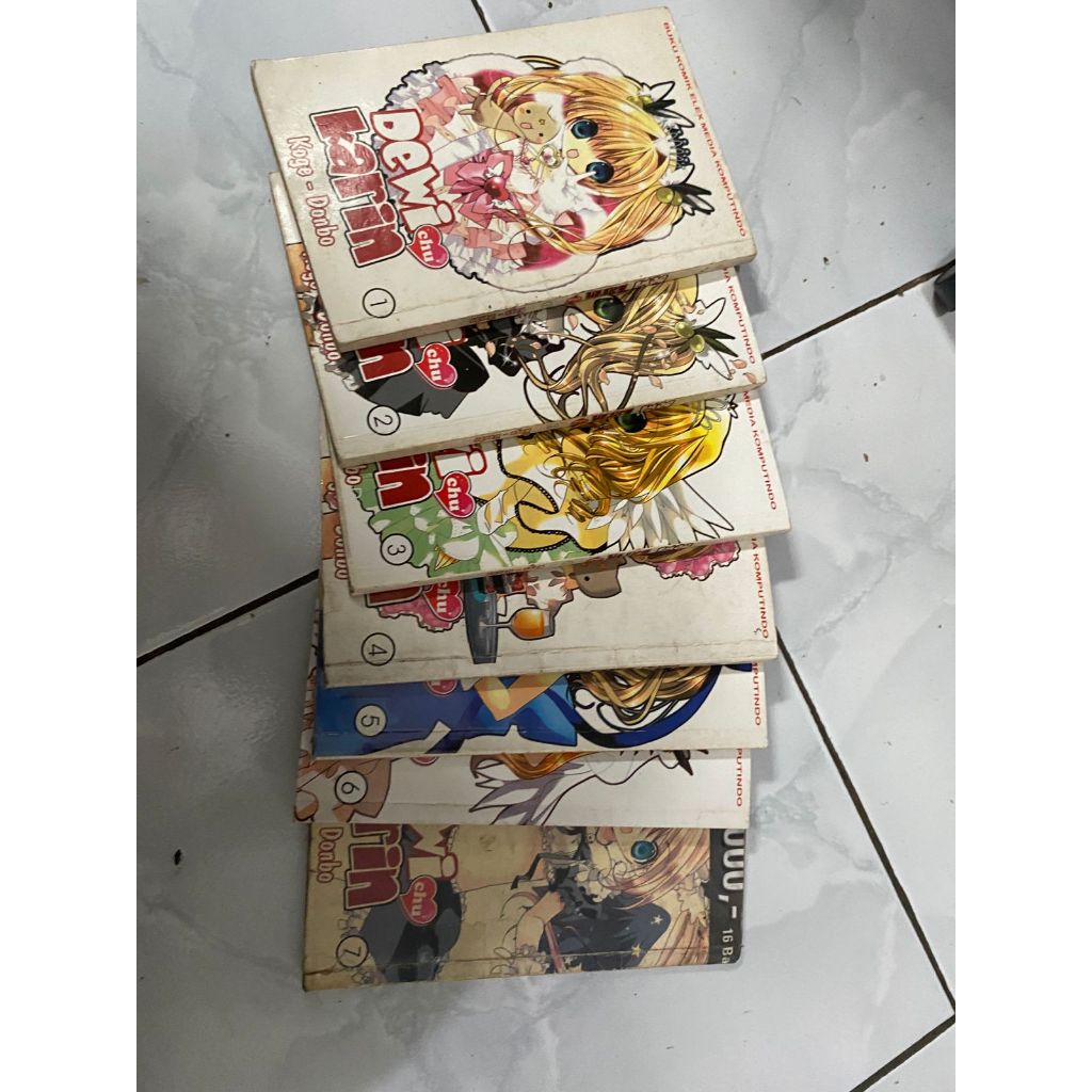 Komik Dewi karin chu 1-7 tamat - cover no 7 rusak