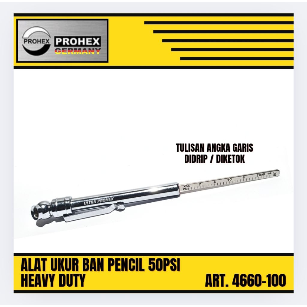 Alat Ukur Angin Ban Mobil motor Alat Ukur Tekanan Ban Prohex