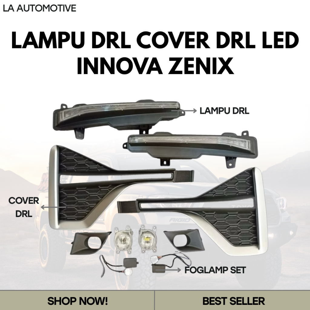 LAMPU DRL COVER DRL LED INNOVA ZENIX