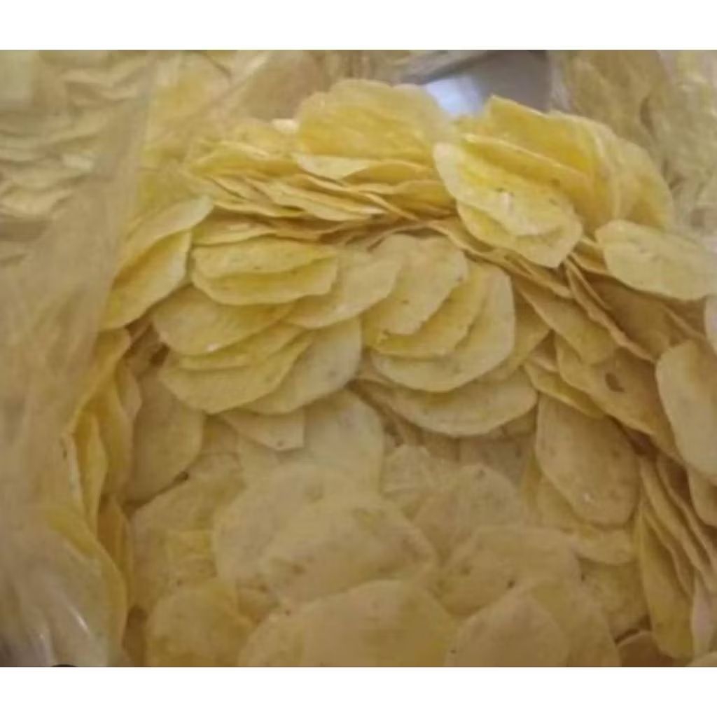 Kerupuk Opak mentah 500g/ kerupuk kancing Medan Opak Limper Mentah/ Bulat Kecil Tipis/(Halal)