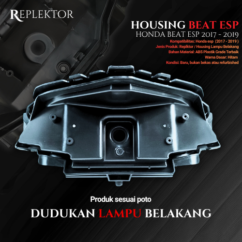DUDUKAN LAMPU BELAKANG BEAT ESP 2017-2019 HOUSING LAMPU BELAKANG BEAT ESP HOUSING DUDUKAN LAMPU BELA