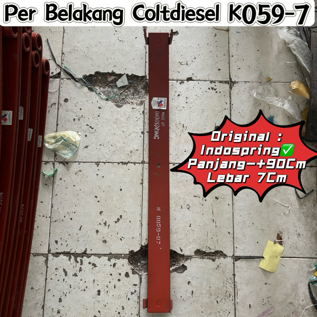 per belakang canter nomor 7 / K059 - 07 merk Indospring / per belakang coltdiesel nomer 7 / per daun