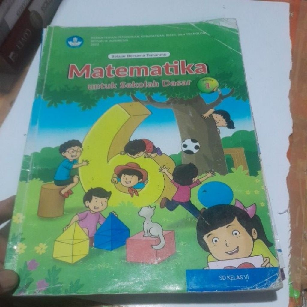 BUKU MATEMATIKA UNTUK SD KELAS VI/6 VOLUME 1 KURIKULUM MERDEKA 2021 BSE,BOS,KEMENRISTEK