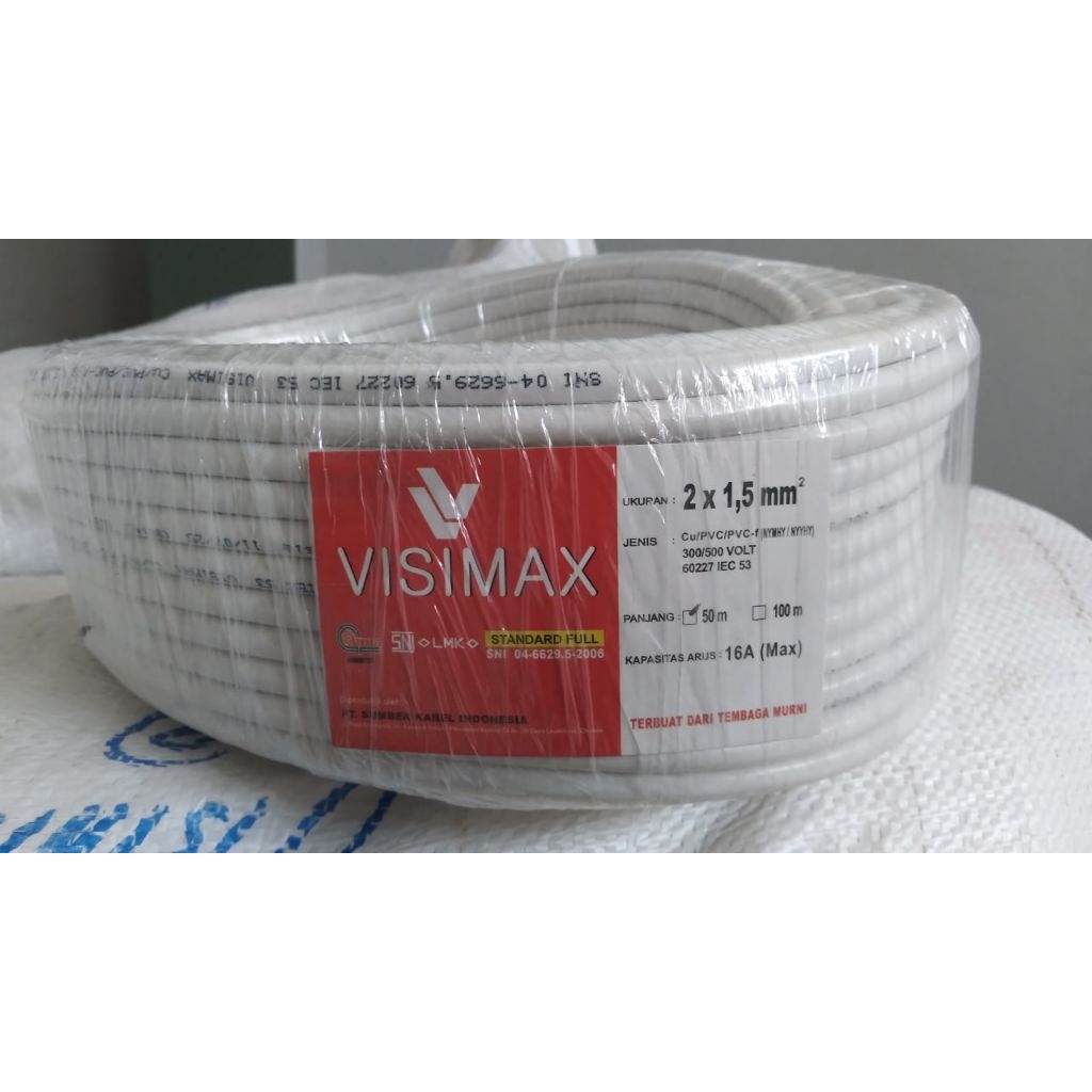 Kabel NYM Visicom/visimax/pulung 2x1,5 50meter