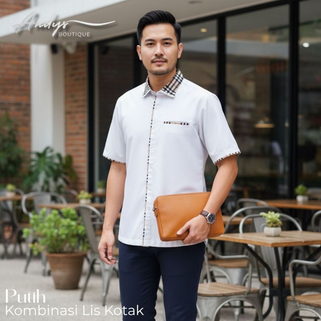 kemeja putih,kemeja premium putih,kemeja kantor,kemeja kerja ,kemeja pejabat,kemeja putih kombinasi