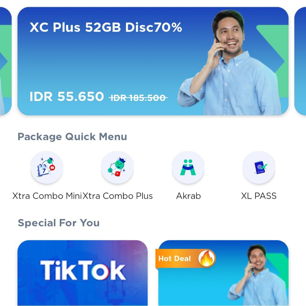 Kartu XL Xtra Combo Plus 70%