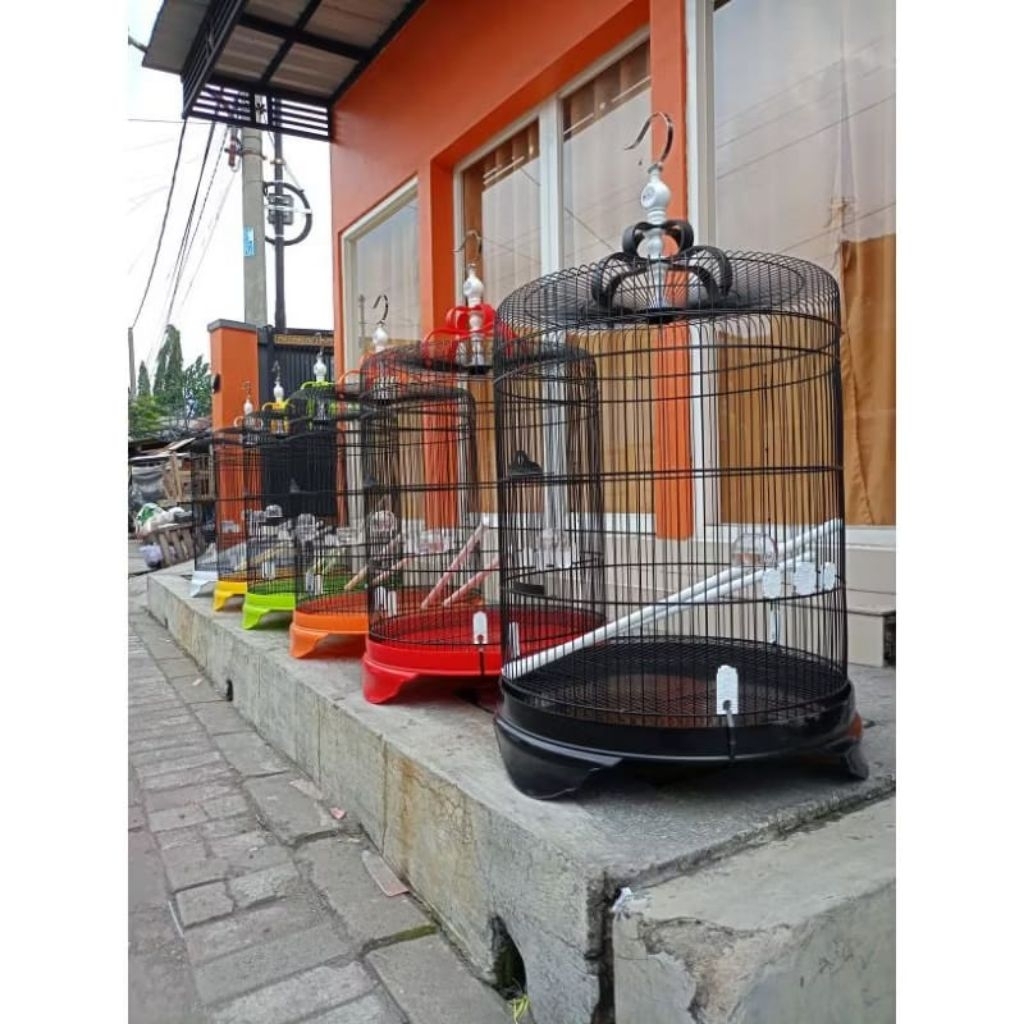 SANGKAR KANDANG BESI JUMBO F1 KACER  JALAK  UKURAN 57 CM / SANGKAR F1 / BEST JUMBO IMPORT