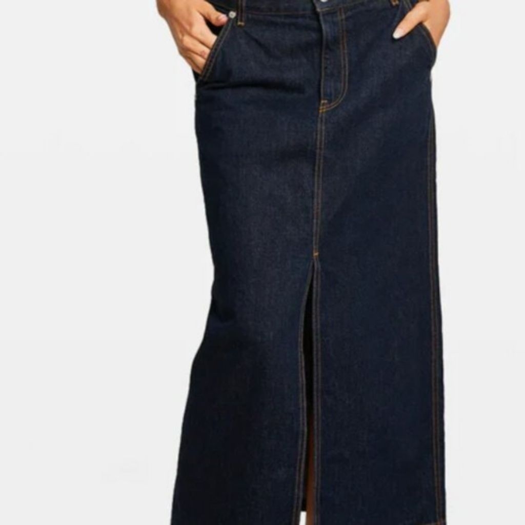 GU Uniqlo denim Skirt sz XXL Lp 82