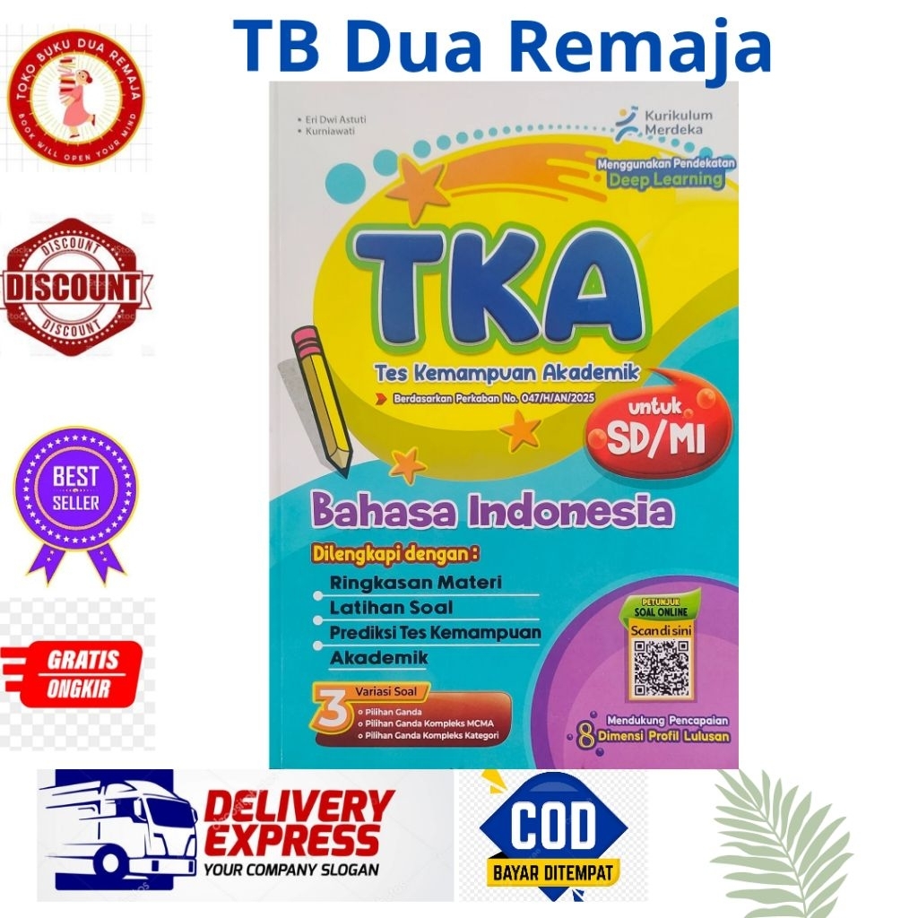 Buku TKA BAHASA INDONESIA SD/MI CV PUTRA NUGRAHA