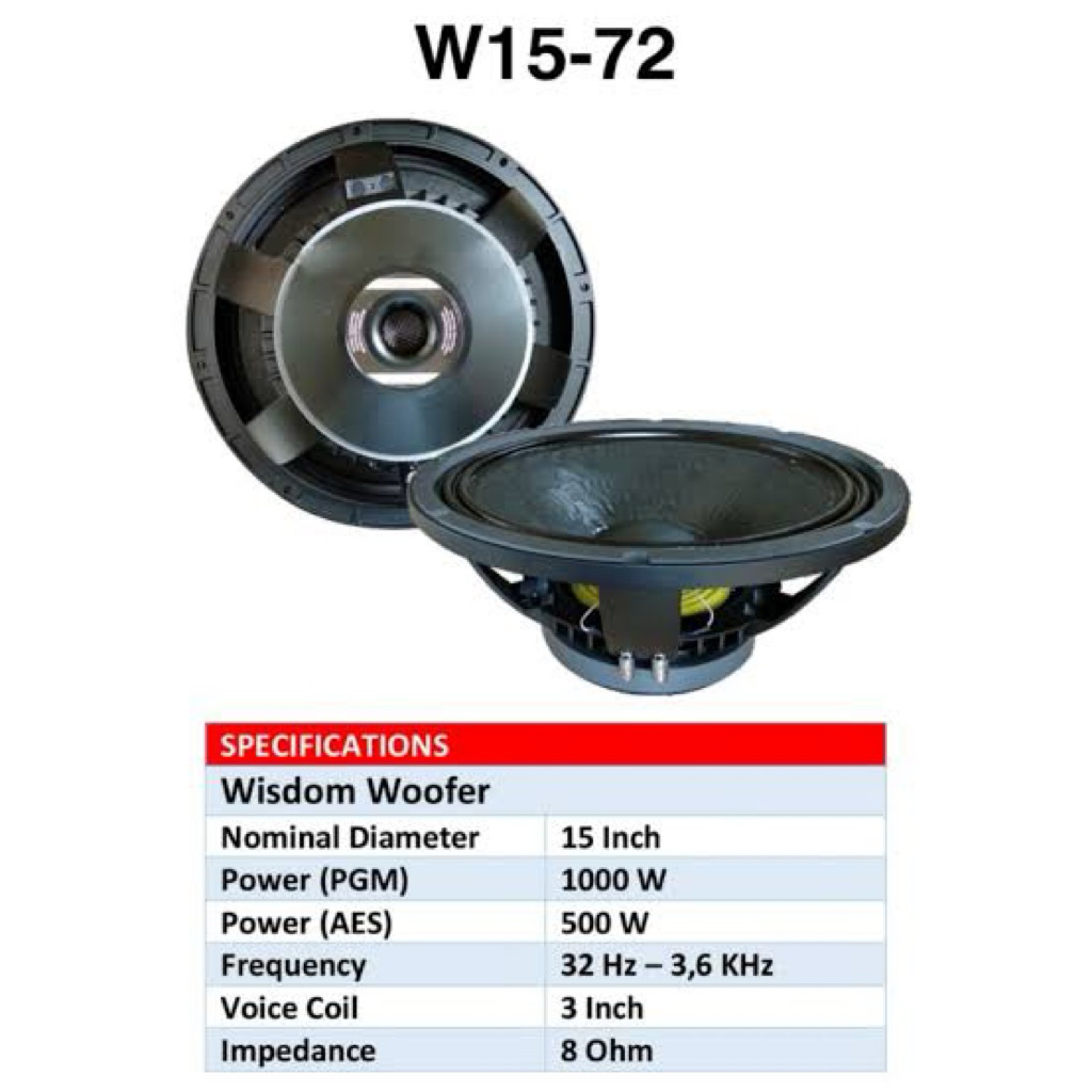 speaker wisdom 15-72