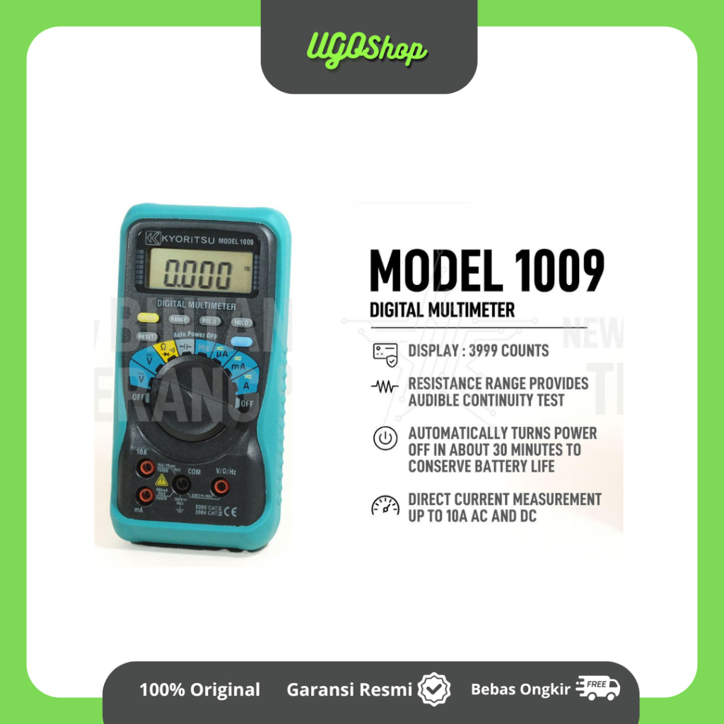 Digital Multimeter Kyoritsu 1009