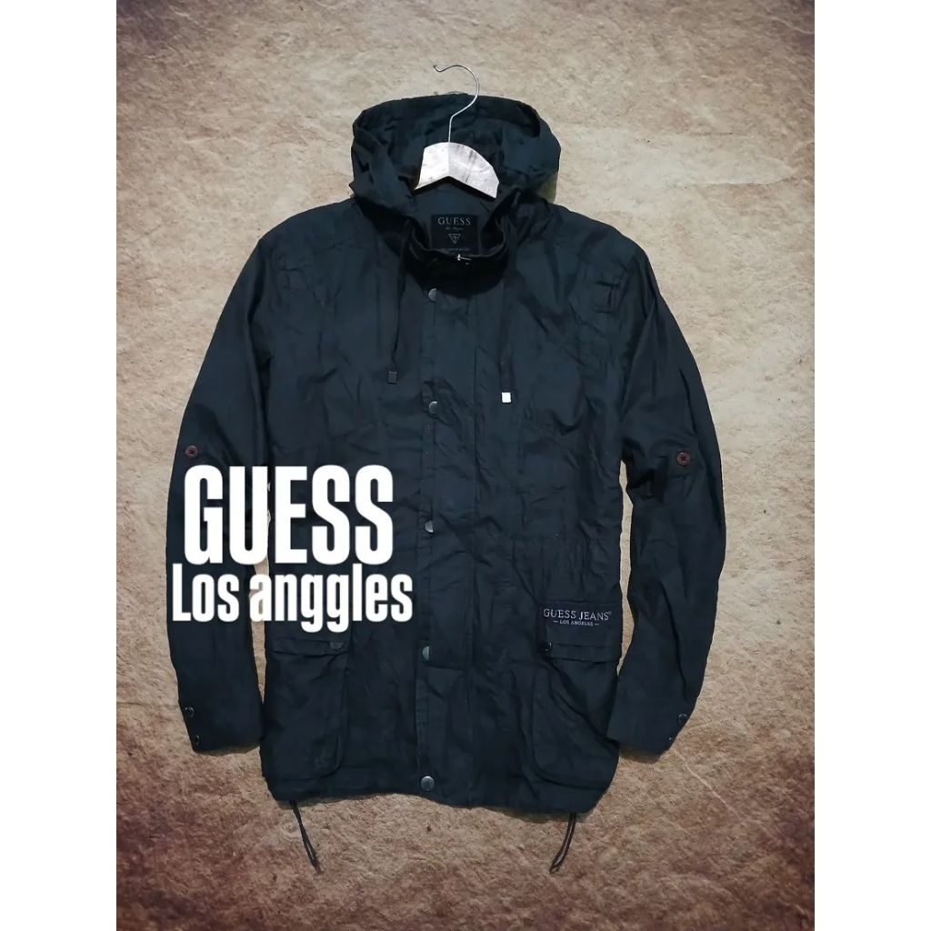 jaket parka GUESS bahan semi coated recomend bekas/second/preloved
