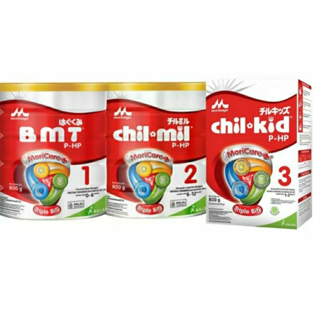 Morinaga BMT Php, Chilmil Php, Chilkid Php 400gr 800gr