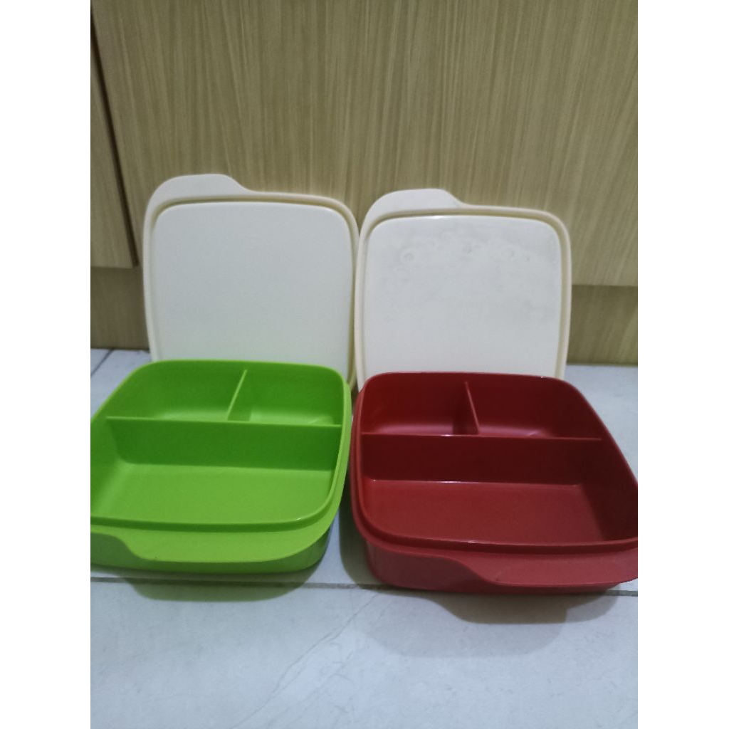 tupperware lolly tup lunch box original preloved