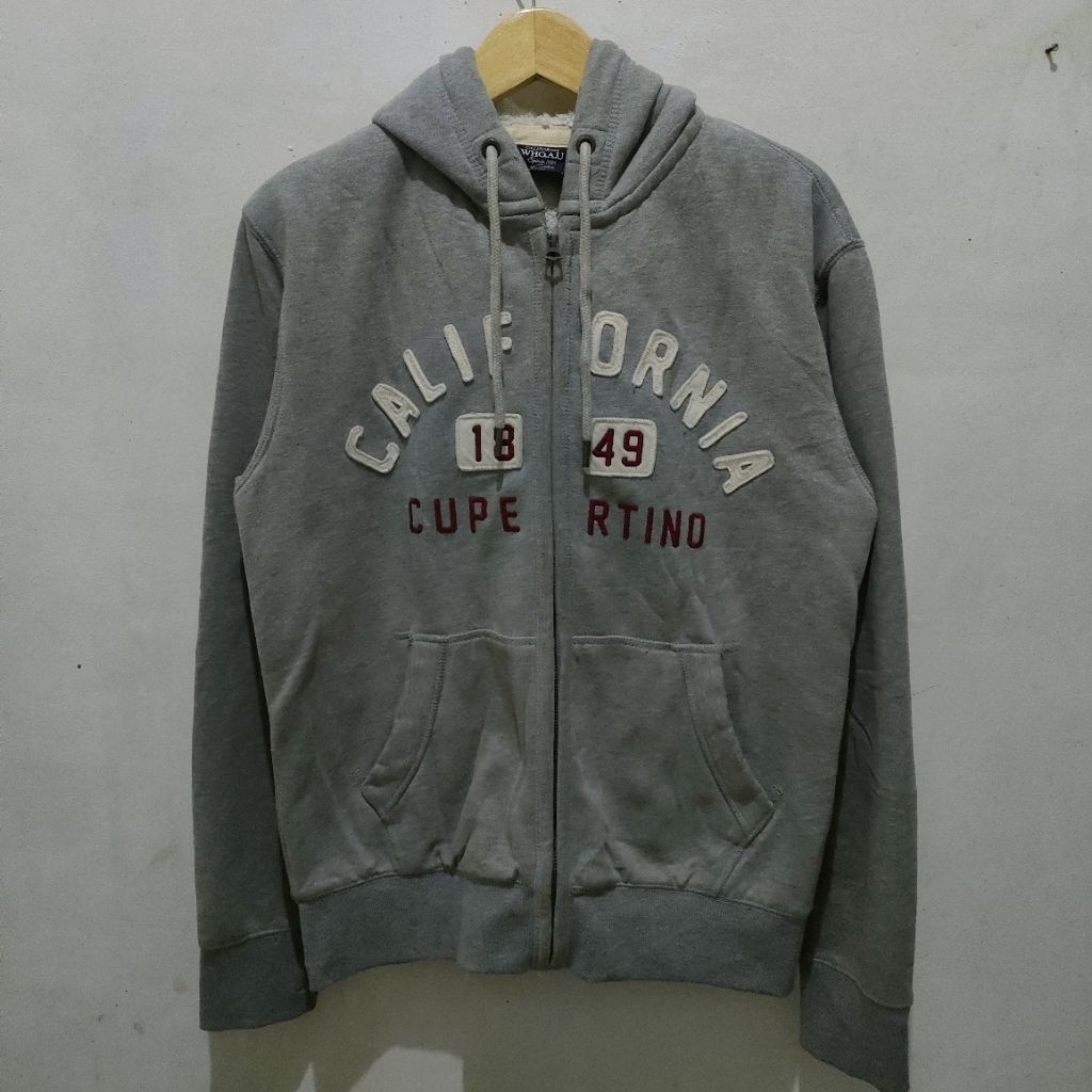 CALIFORNIA CUPERTINO WHO.A.U Sherpa Zipper Hoodie