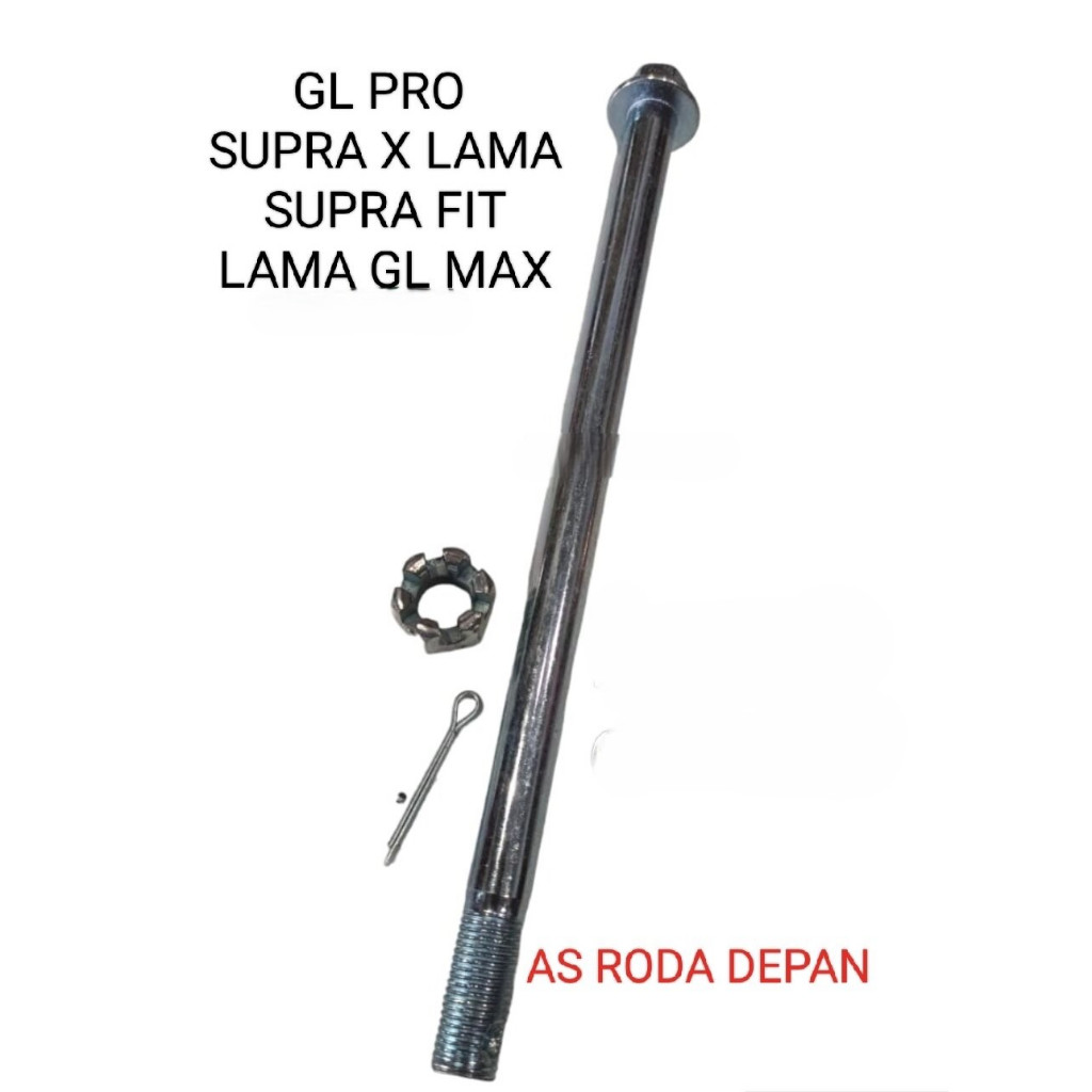 As roda Depan GL Pro Supra X Lama Supra Fit Lama Thunder 125 Grand  Panjang 21 Cm - 12 mm Zunagawa P