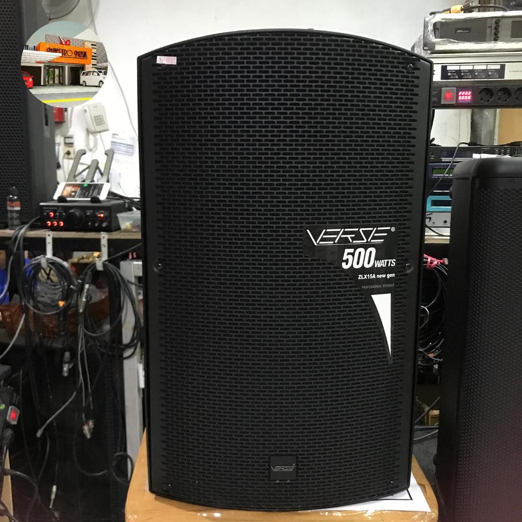 Speaker Active Monitor Aktif 15 Inch VERSE AD15ZLX Power 500 Watt 500w Original TERBAIK