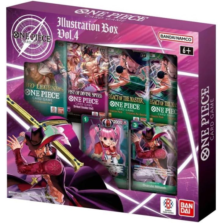 BB-Toy-Trades One Piece Card Game Illustration Box Vol.4 in English Top Loader