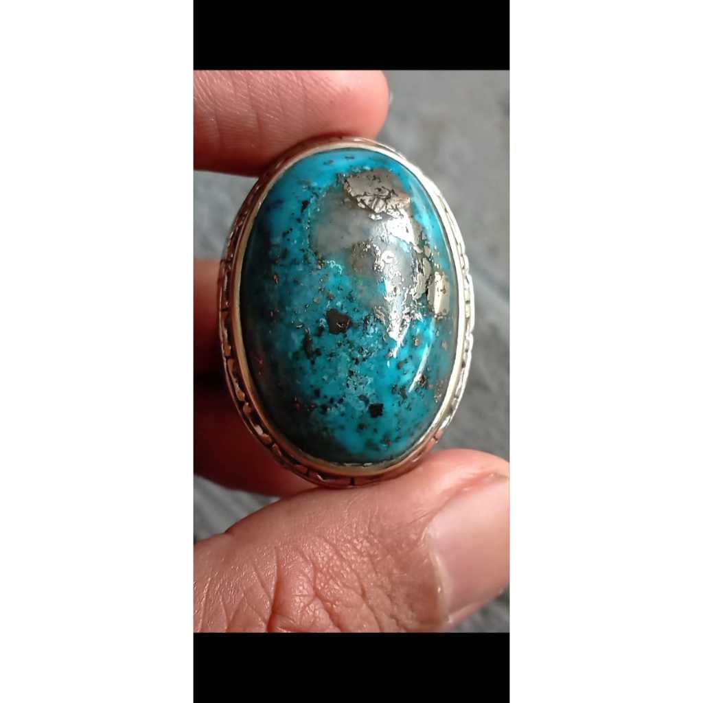 Pirus Persia Badar Emas Super Jumbo Tebal Njenong Ring Kunsar Microseting