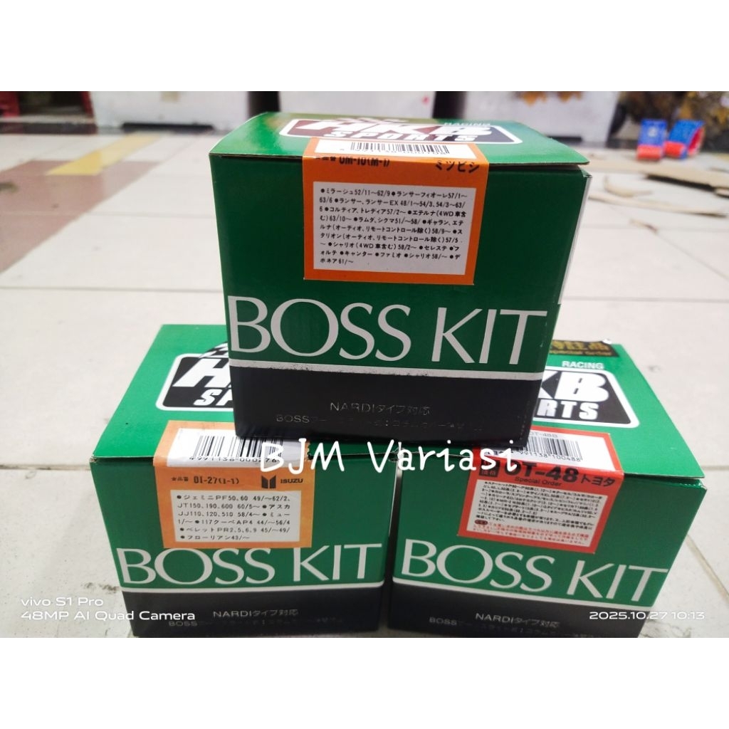 Bosskit Stir Mobil Penghubung Stir Racing