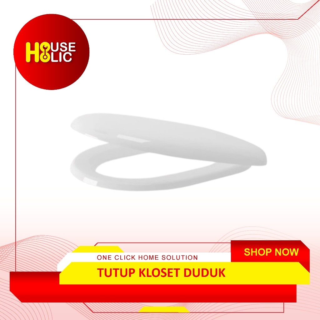 Tutup Kloset Duduk / Penutup Closet WC / Seal Cover Toilet Universal