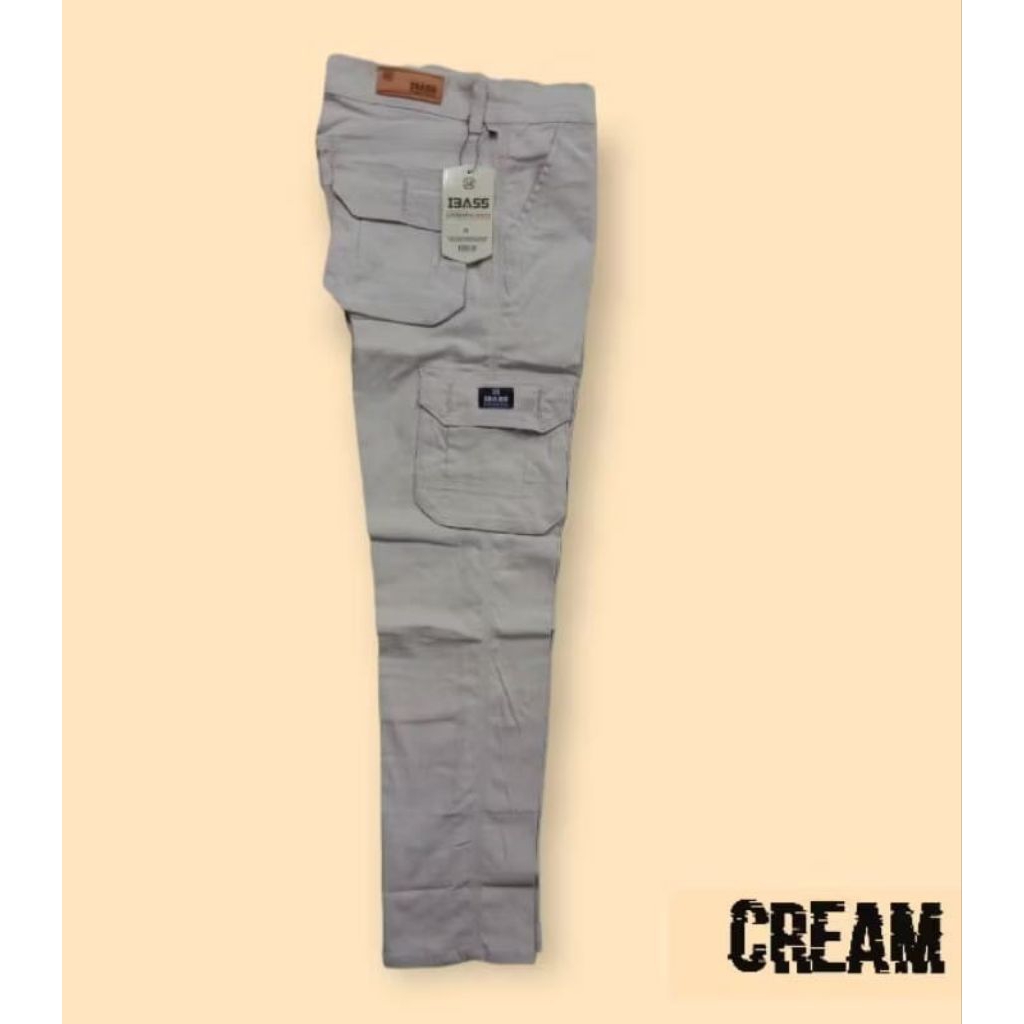 celana panjang cargo kargo casual kantong tempel premium