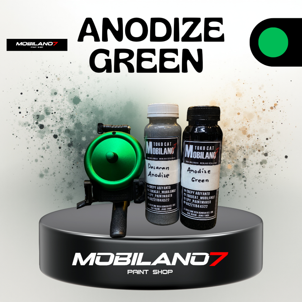 Cat Anodize Green by Mobilano7