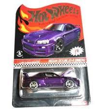 hot wheels hotwheels rlc nissan skyline r34 bnr34 purple ungu