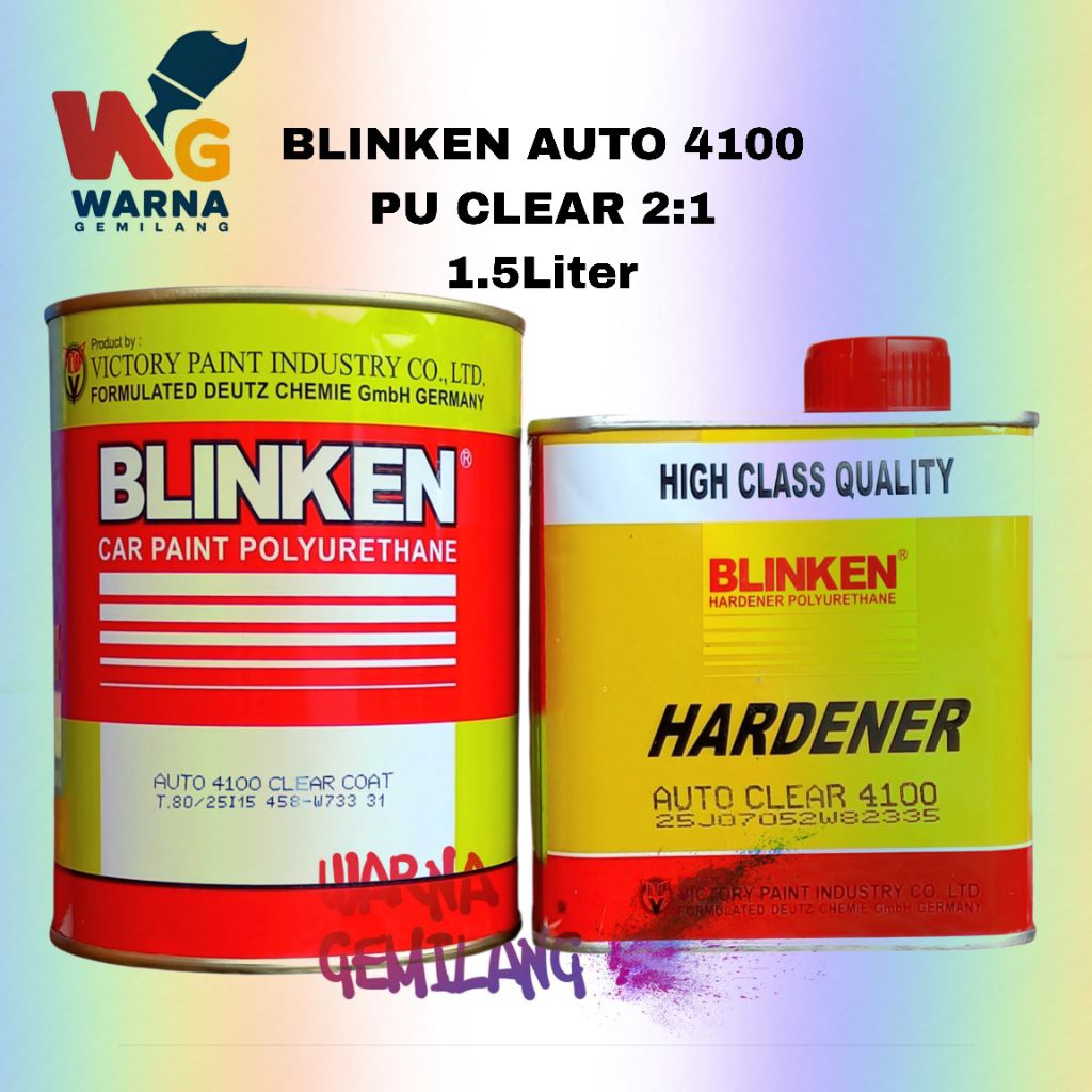Cat Pernis Blinken 4100 Clear Gloss PU 1.5Liter