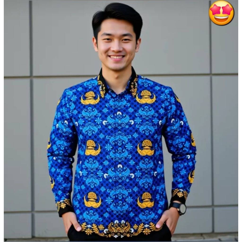 Kemeja Korpri Pria Premium Baju Korpri Terbaru Batik Korpri