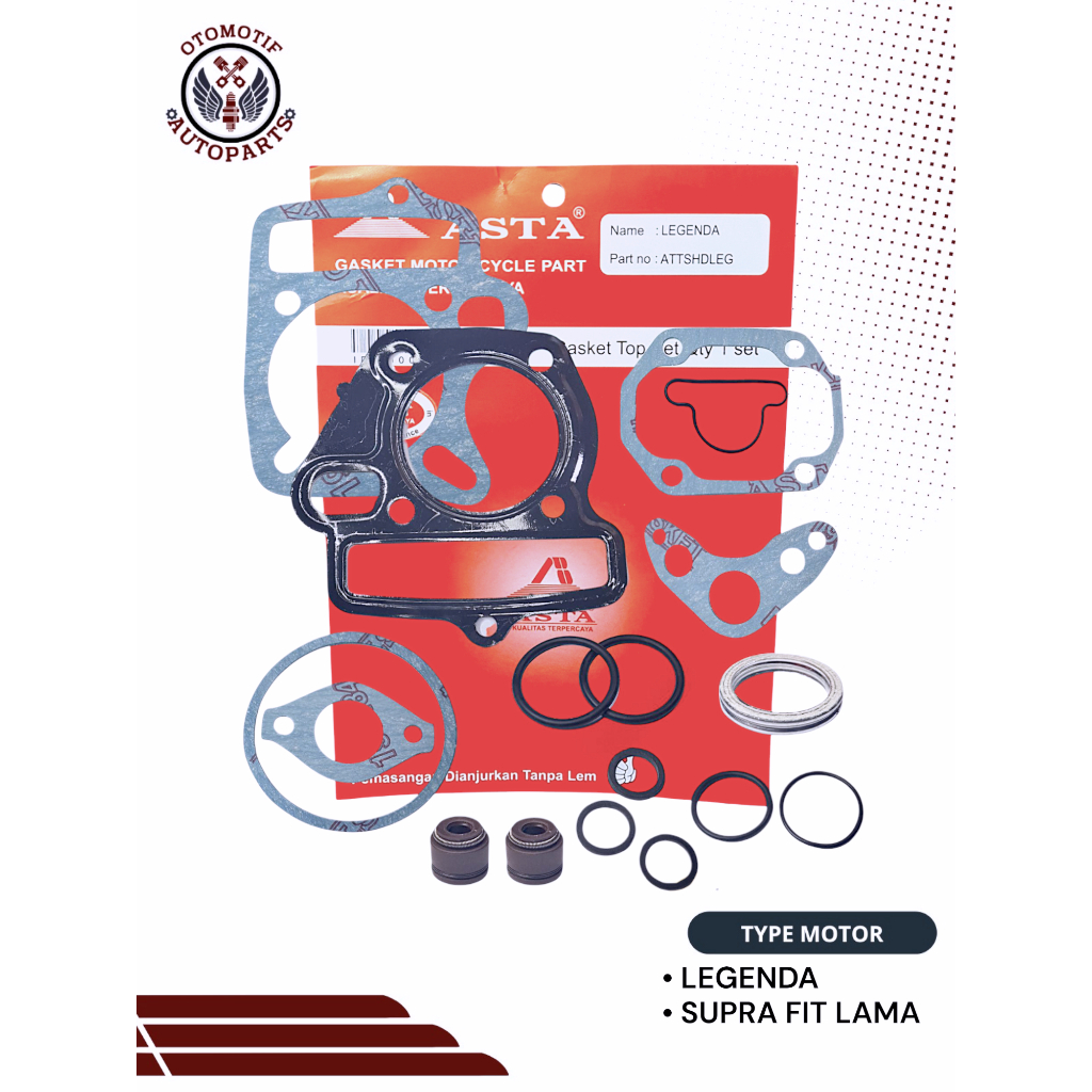Paking Top Set Gasket Legenda Supra Fit Lama