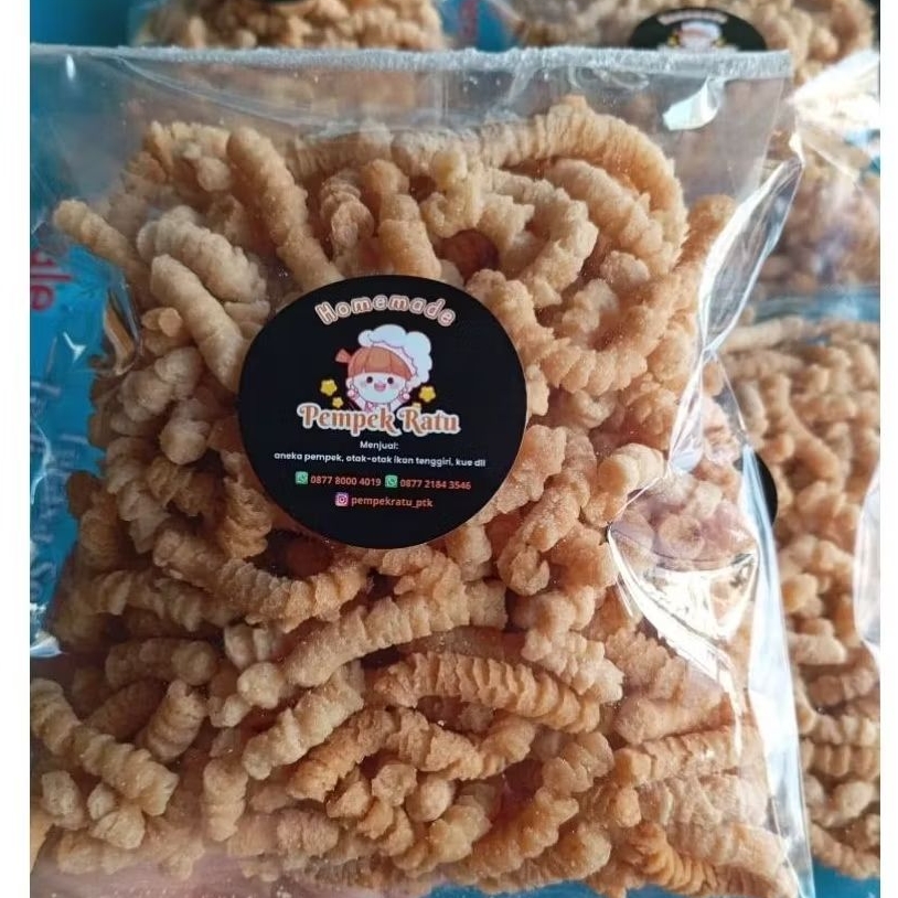 Stik Ketan Ulat Sutra Pontianak 500gr  (Original, Wijen dan Keju)