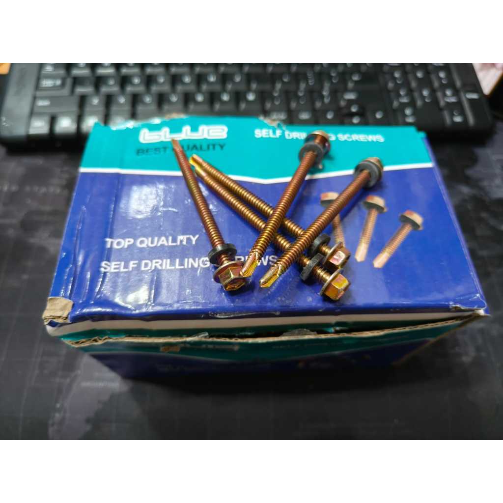 1 KOTAK 70 BLUE BAUT ROOFING / Baut Roofing Baja Ringan 7cm 70 MURAH 200pcs