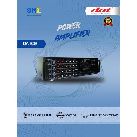 DAT DA-303 POWER AMPLIFIER DAT USB SD CARD MP3 DA / Amplifier Dat Da 303