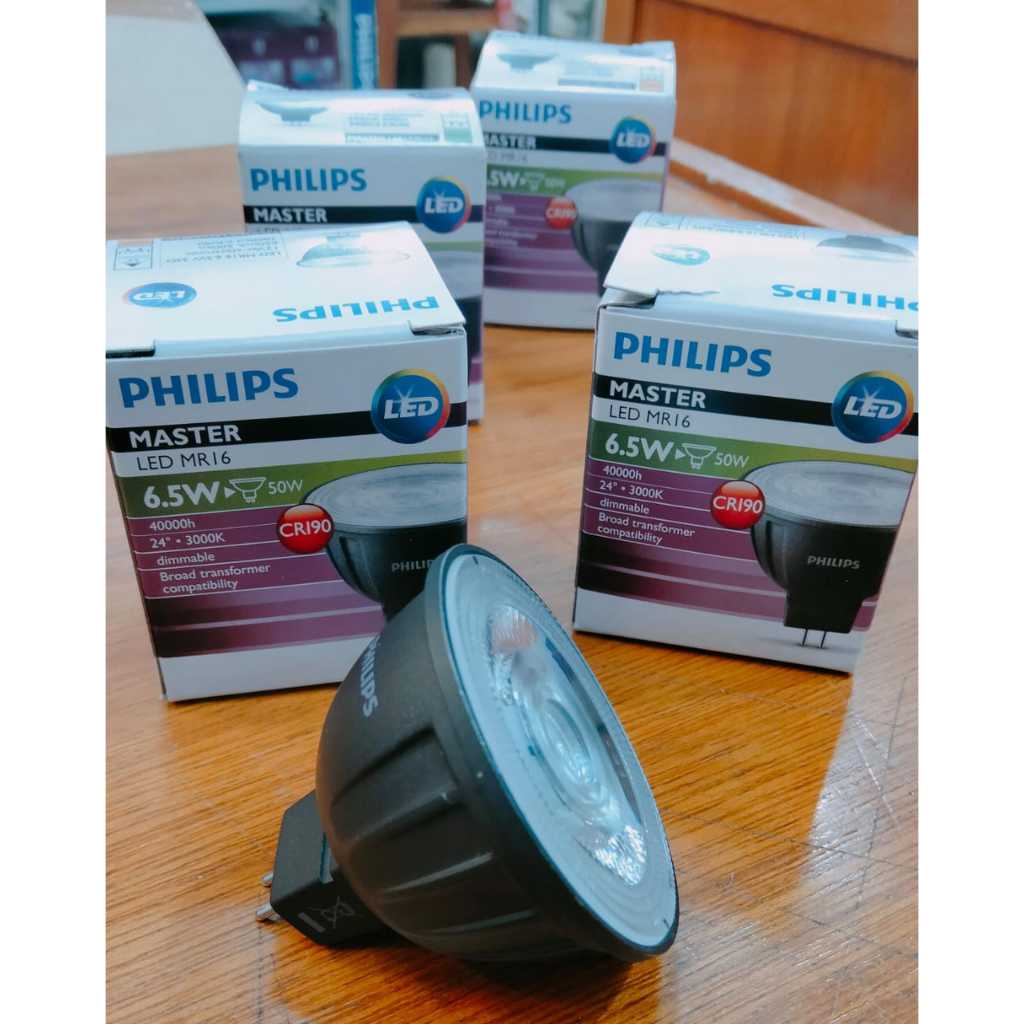 BOHLAM LED MR16 12V PHILIPS LED MASTER LAMPU MR16 LED MASTER 6,5WATT