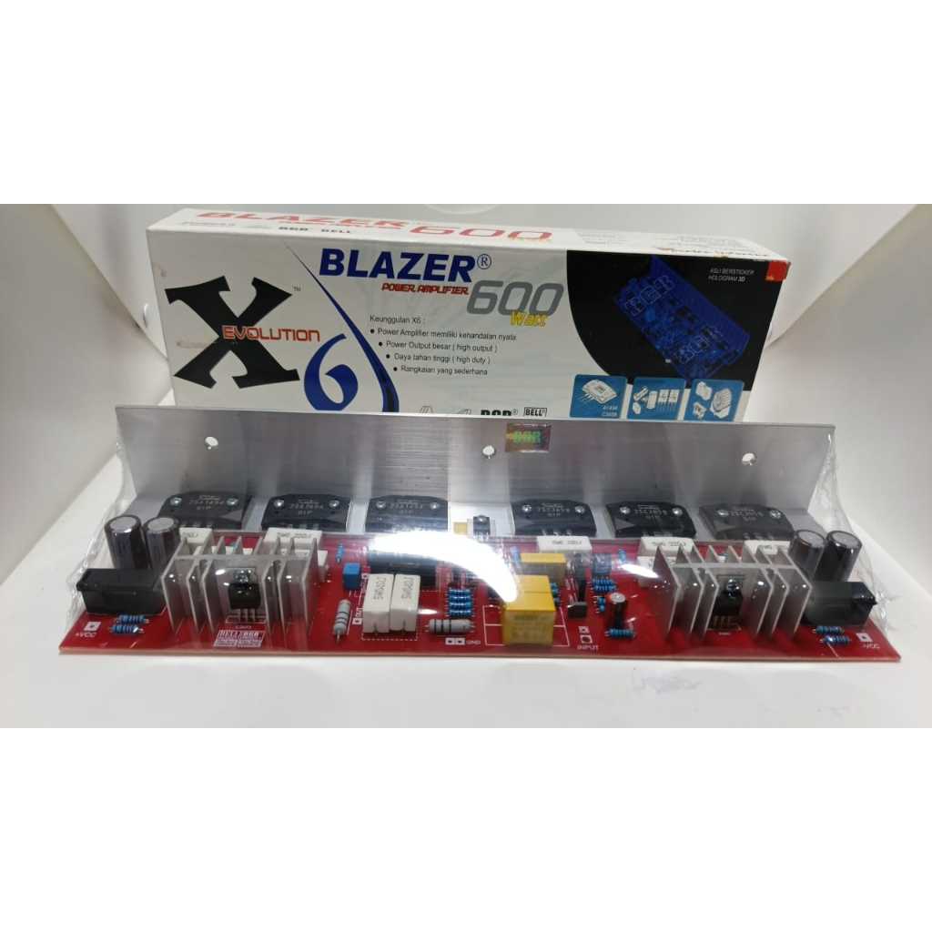 KIT BLAZER X6 EVOLUTION BELL /POWER AMPLIFIER 600W MONO BELL