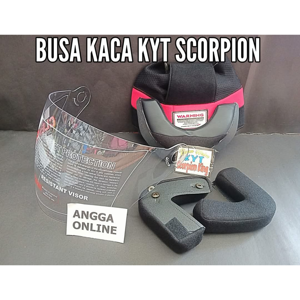 Busa Helm KYT SCORPION King + kaca helm KYT SCORPION KING