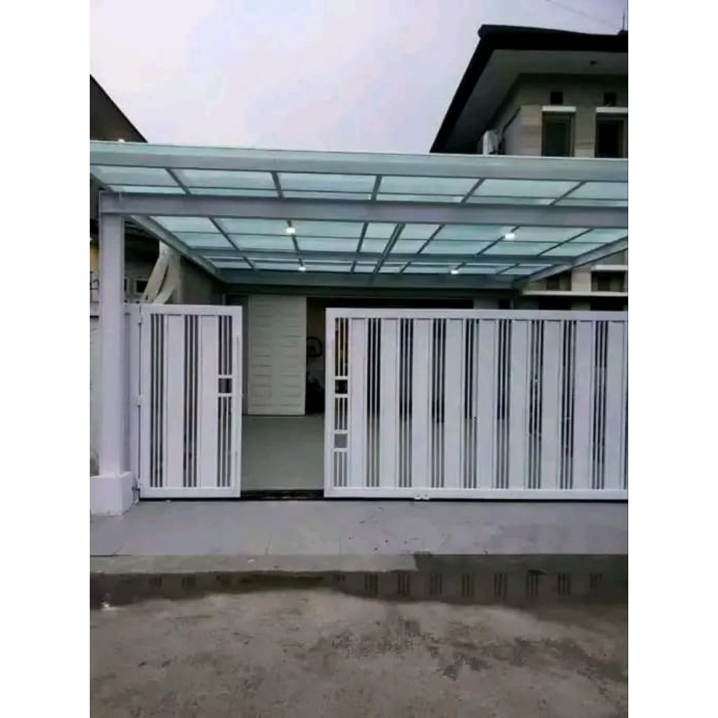 atap kanopi solarplat/kaca