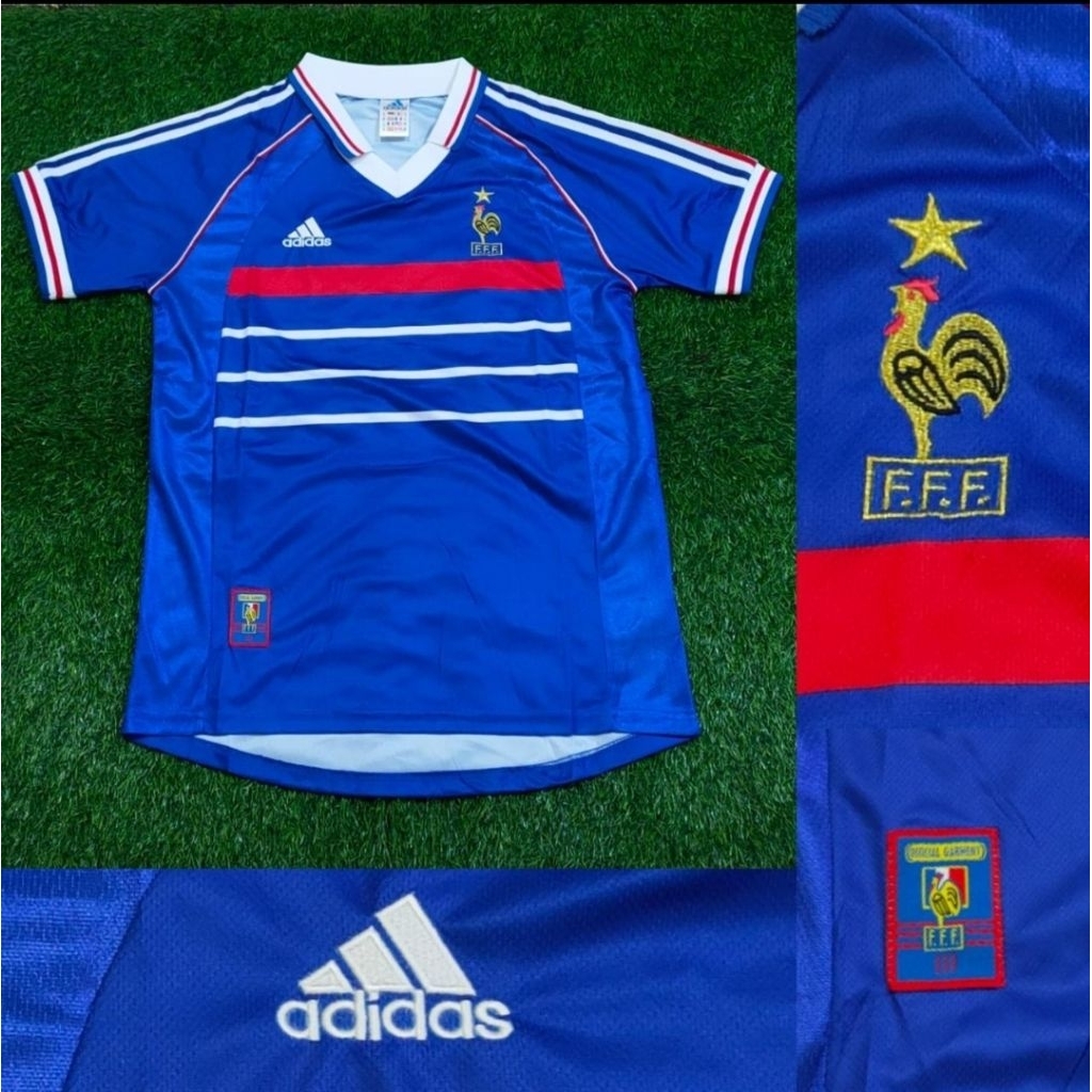 Jersey Kaos Baju Sepak Bola Timnas Tim Nasional Prancis Perancis France Francis Home Away 3rd Third 