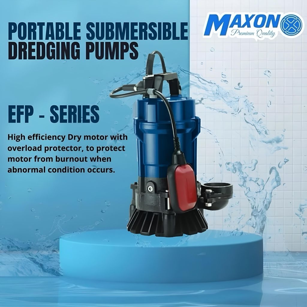 POMPA CELUP AIR KOTOR MAXON EFP 05 AUTO 2INCH POMPA LUMPUR SEWAGE PUMP - Manual