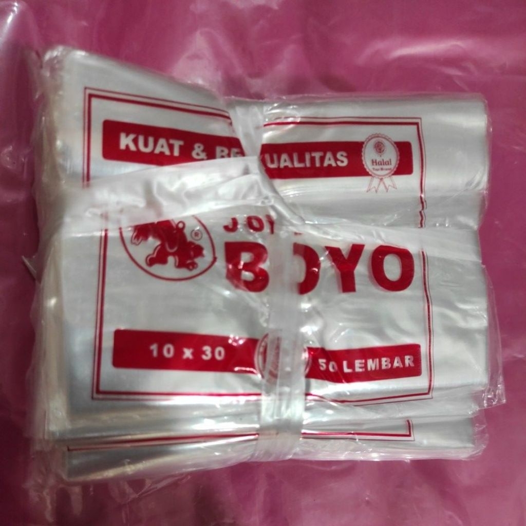Plastik PP tahu 10 x 30 Joyoboyo