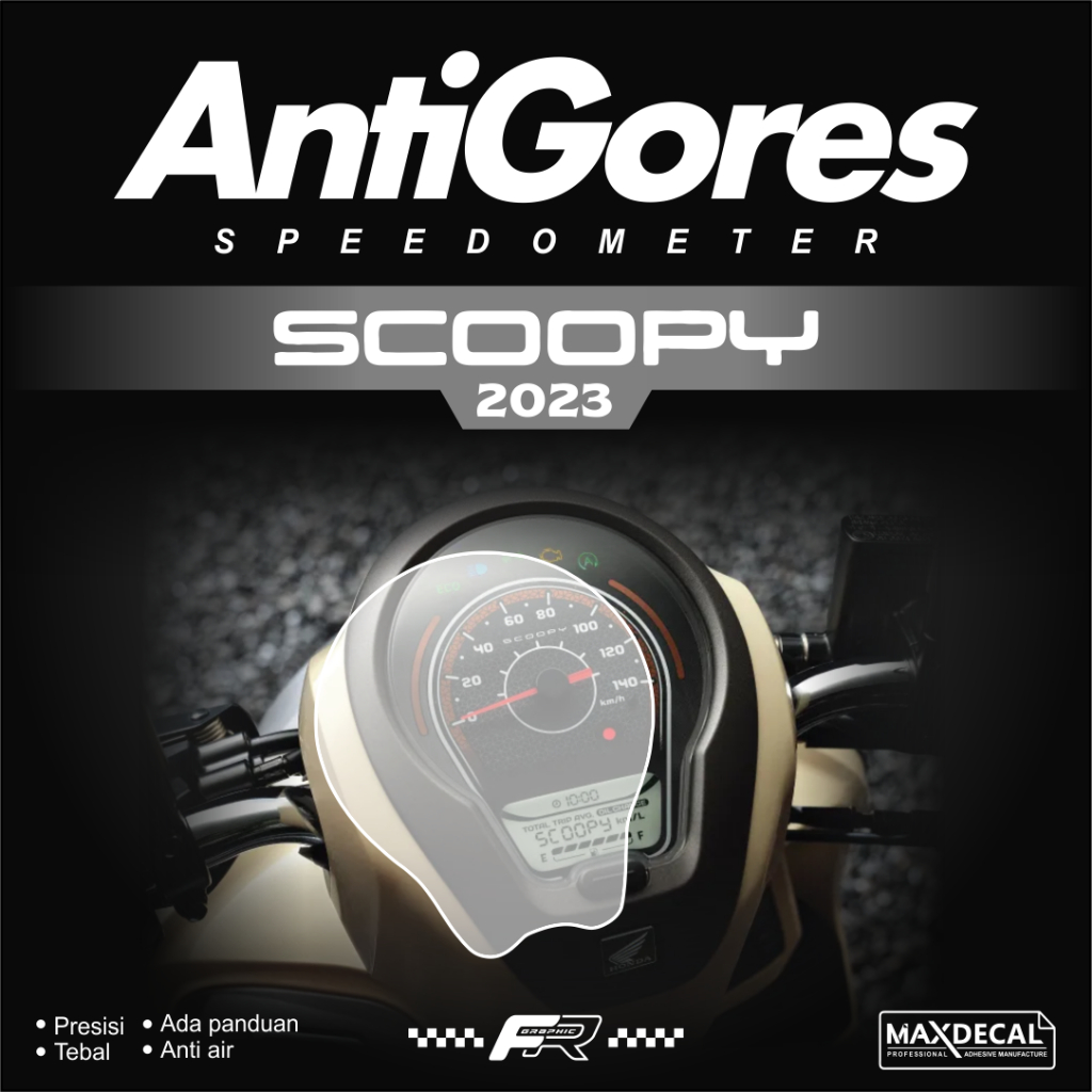 STIKER CUTTING PELINDUNG SPIDOMETER HONDA SCOOPY 2023, ANTI GORES SPEEDOMETER HONDA SCOOPY 2023