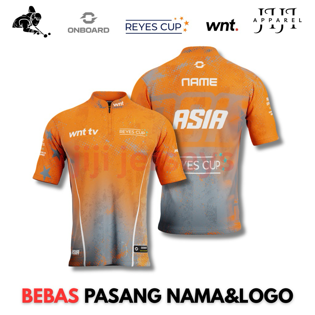 BILLIARD JERSEY FULL PRINT BEBAS PASANG NAMA LOGO ATAU SPONSOR JERSEY BILLIARD TERBARU JERSEY ATASAN