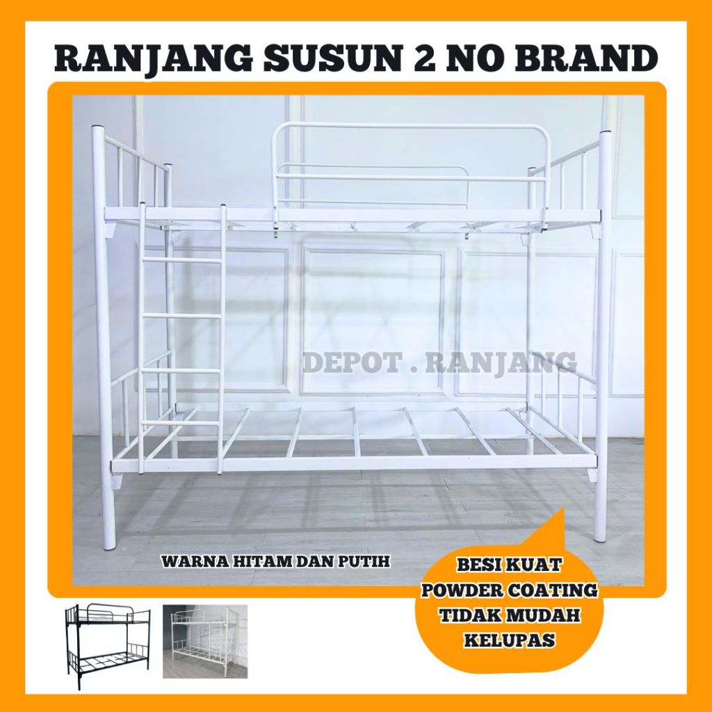 RANJANG SUSUN RANJANG TINGKAT TEMPAT TIDUR SUSUN BUNKBED BESI