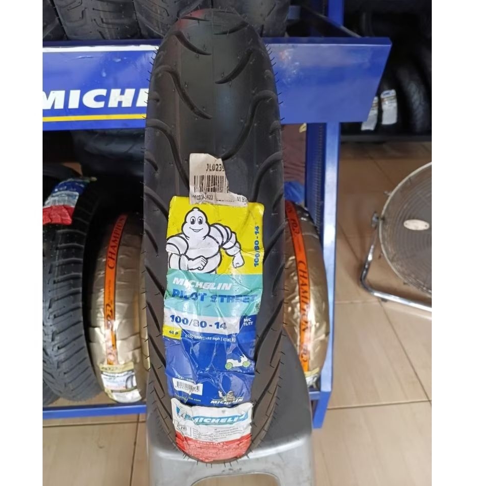 Michelin pilot street 100/80-14 tubbles