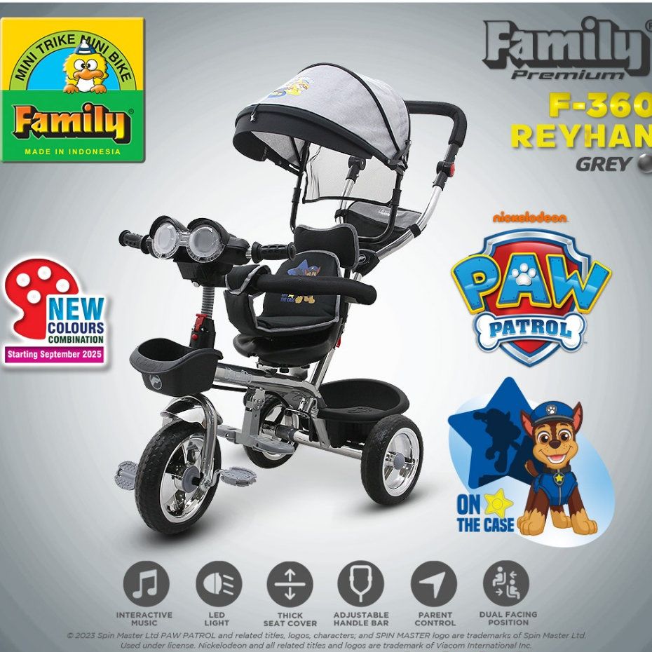 SEPEDA ANAK RODA 3 FAMILY 360 H