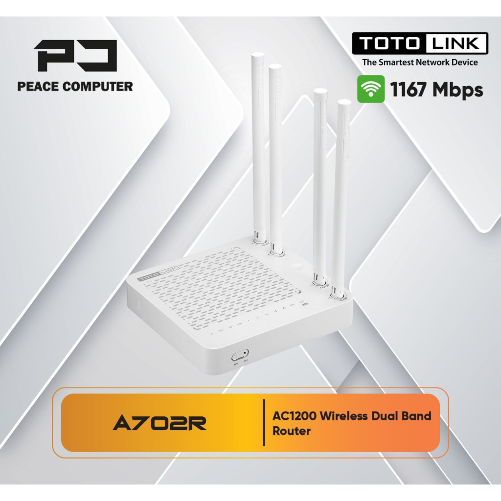 TOTOLINK A702R WIRELESS DUAL BAND ROUTER
