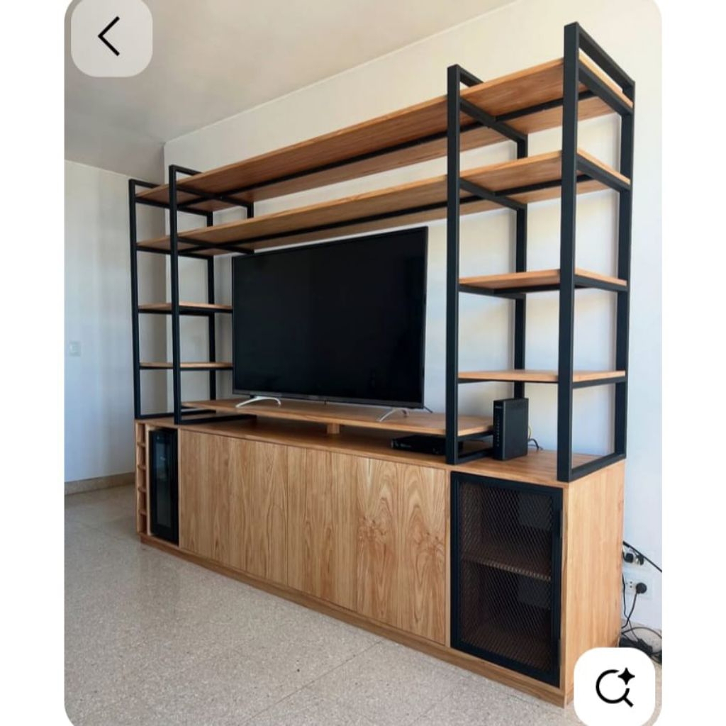 lemari tv,lemari industrial,lemari kayu dan besi